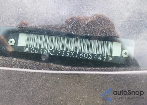 1999 Buick Regal Gs from USA, damaged, VIN 2G4WF5215X1603449